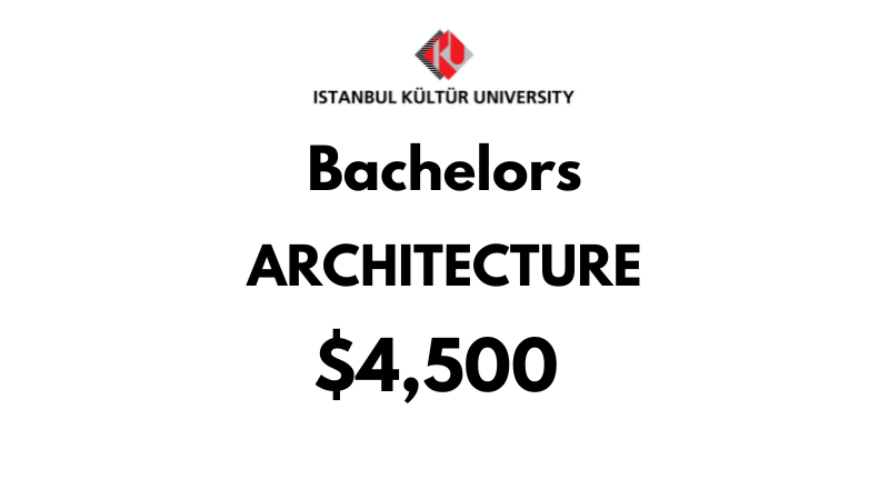Bachelor of Architecture at Istanbul Kultur University: Tuition Fee: $4,500/year (After Scholarship)