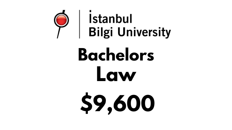 Bachelors of Law at Istanbul Bilgi University: $9.600/year (After Scholarship)