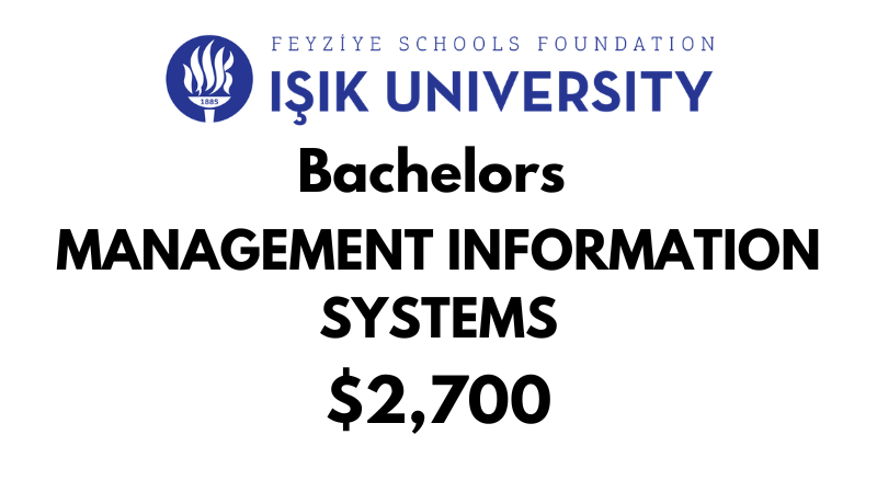 Bachelors of Science (BSc) in Management Information Systems at ISIK University: Tuition Fee: $2,700/year (After Scholarship)
