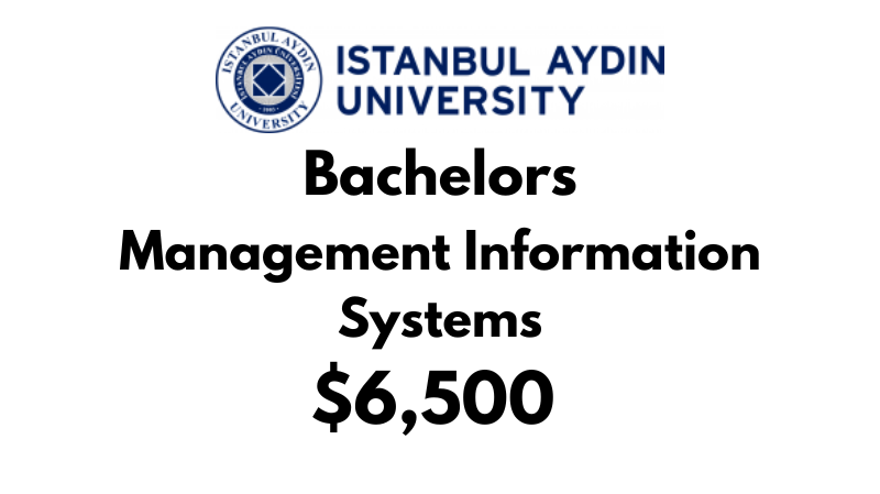 Bachelors of Management Information Systems at Istanbul Aydin University: Tuition Fee: $6,500/year (Scholarship Available)