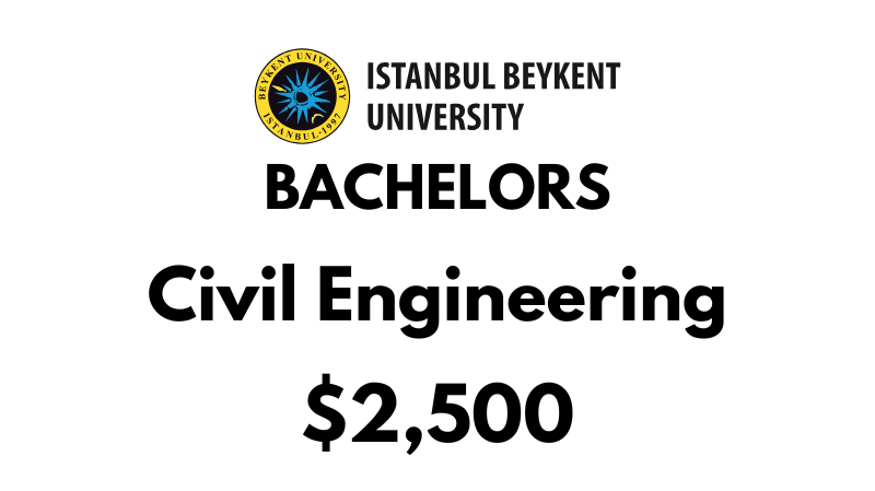 Bachelor of Civil Engineering at Beykent University: Tuition Fee: $2,500/year (After Scholarship)