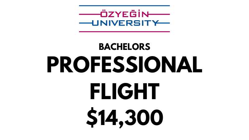 Bachelors of Science (BSc) in Professional Flight Program at Ozyegin University: $14,300/year