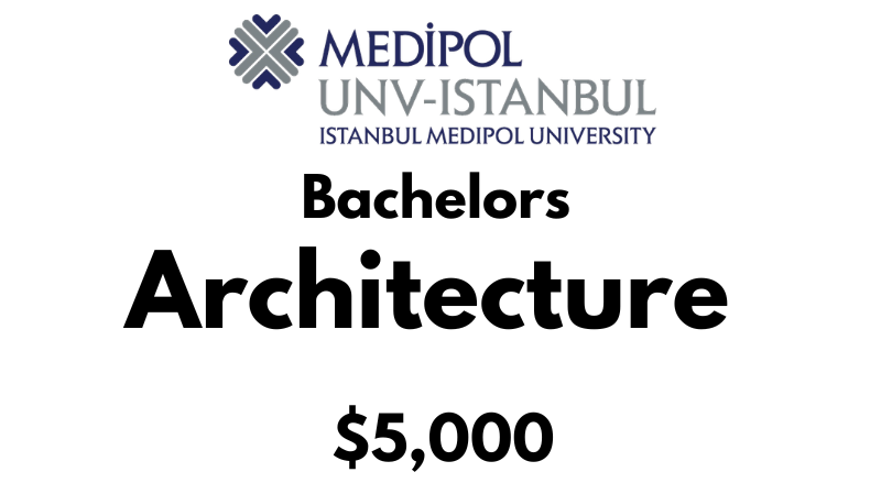 Bachelors of Architecture at Istanbul Medipol University: Tuition Fee: $5,000/year (Scholarship Available)