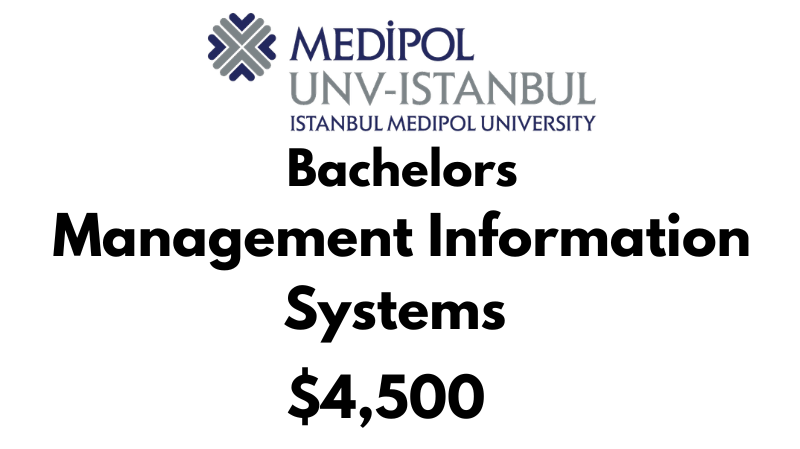 Bachelors of Arts (BA) in Management Information Systems at Istanbul Medipol University: Tuition Fee: $4,500/year (Scholarship Available)