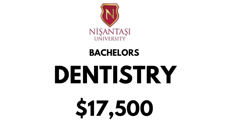 Bachelors of Dentistry (BDS) at Nisantasi University: Tuition Fee: $17,500/year (After Scholarship)